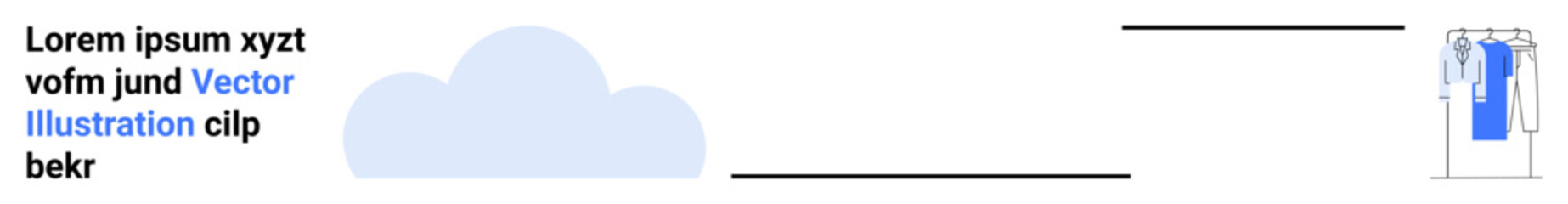 Cloud storage concept featuring a minimalist design with a cloud icon and a vertical document icon. Blue and white color scheme. Ideal for technology, data storage, cloud computing, digital