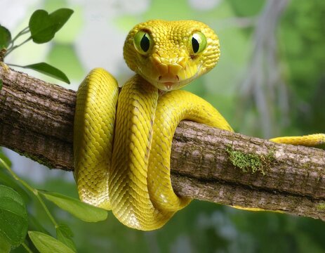 green tree python