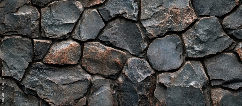 Poster dark gray stone texture featuring detailed patterns ideal for creative backgrounds and design projec
