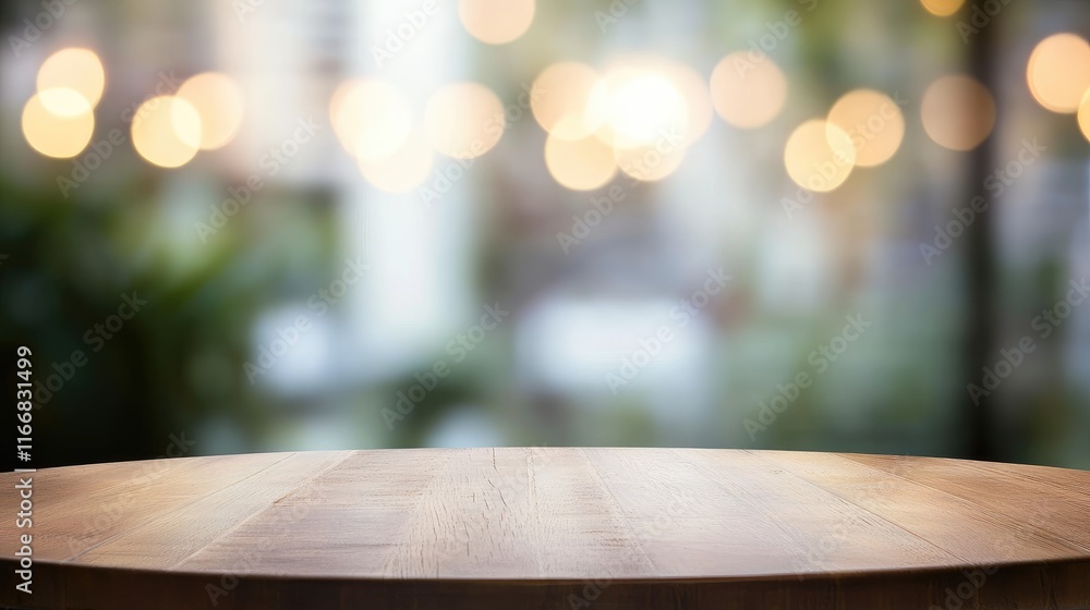 Aufkleber modern dining table setting with blurred background featuring decorative elements and soft lighting 