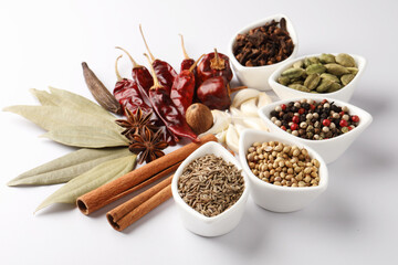 Spice mixed Indian traditional whole spices 