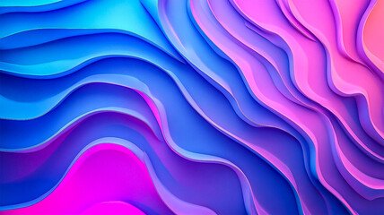 Obraz premium Futuristic Gradient Flow