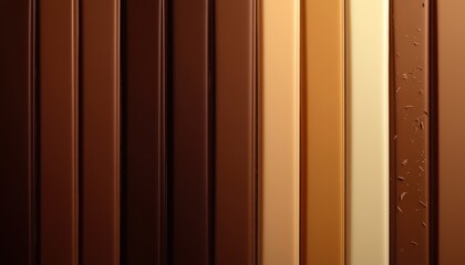 Obraz premium Delicious Chocolate Bar Variety Pack Dark Milk White Chocolate Shades Texture Background