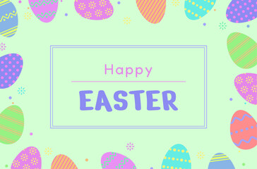Happy Easter background.