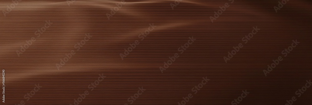 Poster smooth brown fabric with subtle texture flowing gently in soft light at an artistic angle