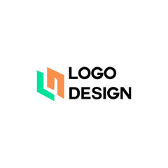 Abstract design icon for business. Vector illustration.