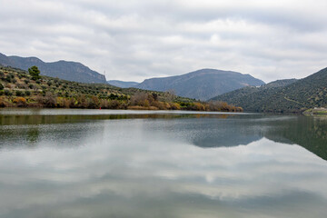 vistas del Parque Natural Arribes del Duero a su paso por La Fregeneda (Salamanca)