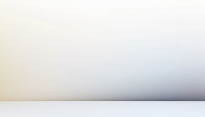 Simple White Studio Background Clean Minimalist Blank Wall and Floor