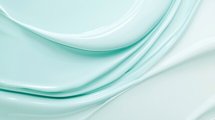 Tranquil Aqua Marble Beauty - Photorealistic Background for Skincare Innovations