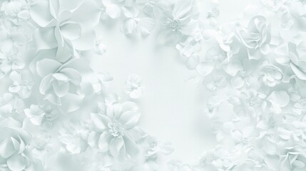 Fototapeta premium Ethereal Clinical Beauty - Light-Infused Floral Texture Background