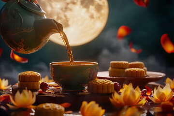 cultural tradition and celebration for mid-autumn festival