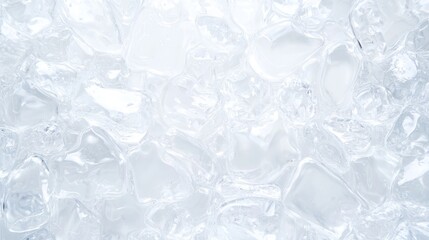 Obraz premium Frosty Elegance - Clean Clinical Beauty Texture Background with Soft Whites and Reflective Light for Product Showcase