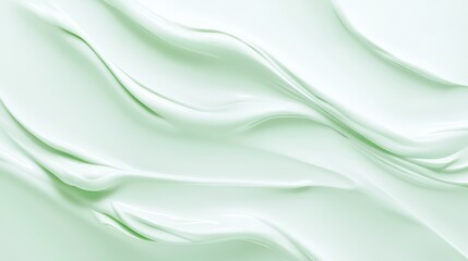 Fototapeta premium Serene Clinical Beauty Gradient Background for Skincare - Photorealistic Mint Green and White Texture with Ultra-Detailed Finish