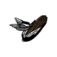 illustration vector graphic angel corn for design, template, elemen, illustration, etc
