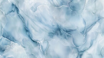 Obraz premium Serene Blue Waters - Abstract Watercolor Clinical Beauty Texture Background for Health and Beauty Visuals