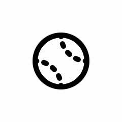 tennis ball icon vector sign