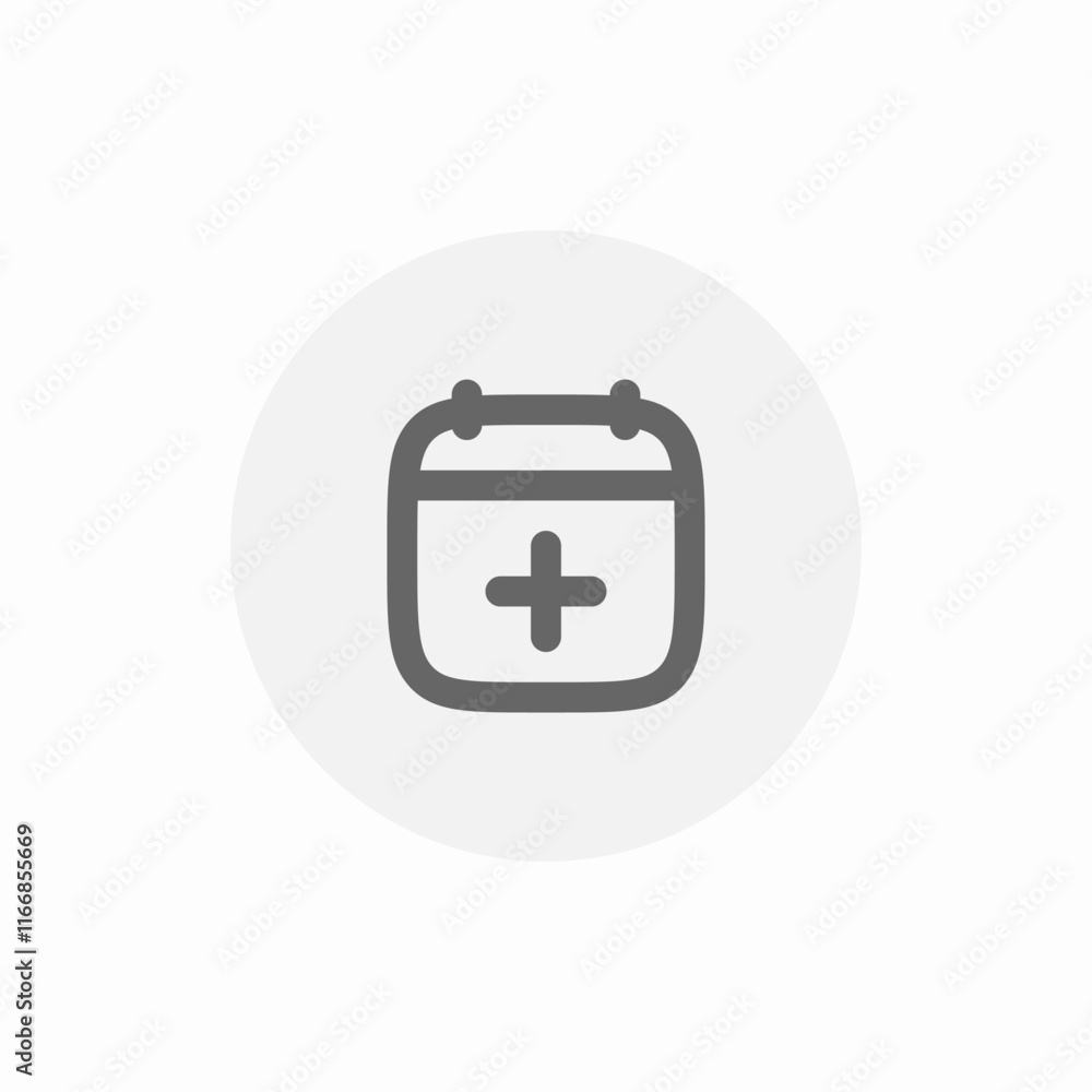 Poster plus add mathematical symbol icon vector sign