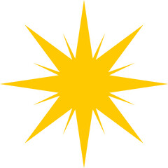 Obraz premium Decorative Star Icon