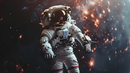 Fototapeta premium astronaut in outer space
