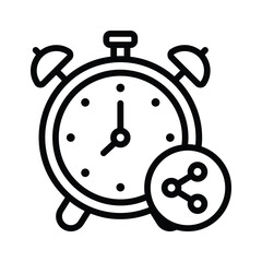 Stopwatch with people symbolizing collaborative time allocation
