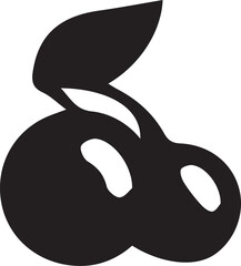 Black & White silhouette Cherry 