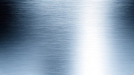 Brushed Metal Texture Blue Gradient Background