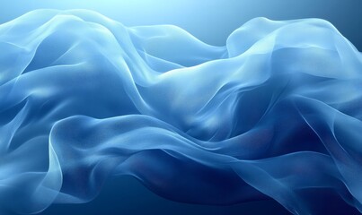 undercurrents form abstract flowing patterns in oceanic blue hues., Generative AI