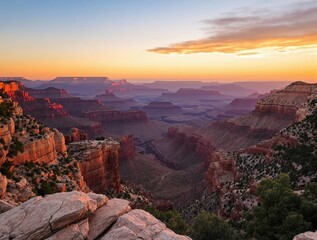 Fototapeta premium grand canyon sunset