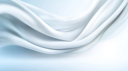 Fototapeta premium A white and blue abstract background with wavy lines