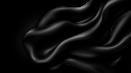 Fototapeta premium a black background with a wavy pattern on it