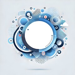 Obraz premium abstract background with circles