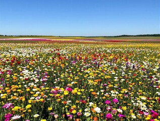 field of flowers