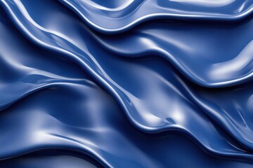 Obraz premium Abstract Blue Wavy Texture