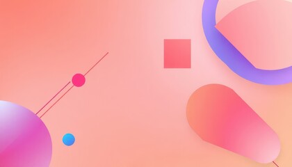 a close up of a pink and purple abstract background with circles