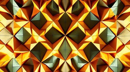 A repeated pattern design with bold and vibrant geometric elements, symbolizing creativity and modern art.