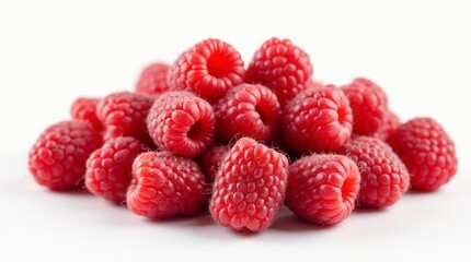 Raspberry Collection Isolated On A White Background