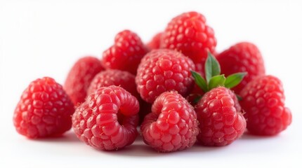 Raspberry Collection Isolated On A White Background