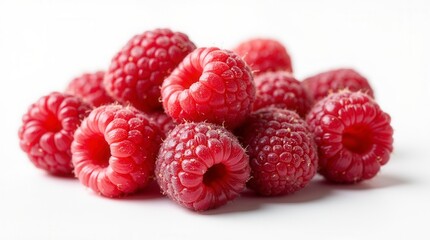Raspberry Collection Isolated On A White Background