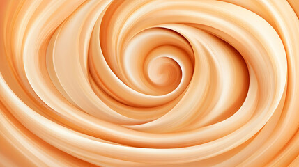 Swirling caramel cream texture background for food packaging design.