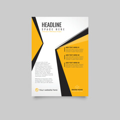 Vector Brochure Flyer design Layout template. Modern flyer vector template.