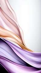 Fototapeta premium A purple and pink abstract background with wavy lines