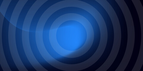 Abstract gradient background with circles.  Futuristic Smooth gradient background. Illustration. Vector. Blue. 