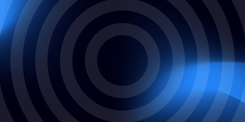 Abstract gradient background with circles.  Futuristic Smooth gradient background. Illustration. Vector. Blue. 