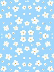 White daisy flower wallpape