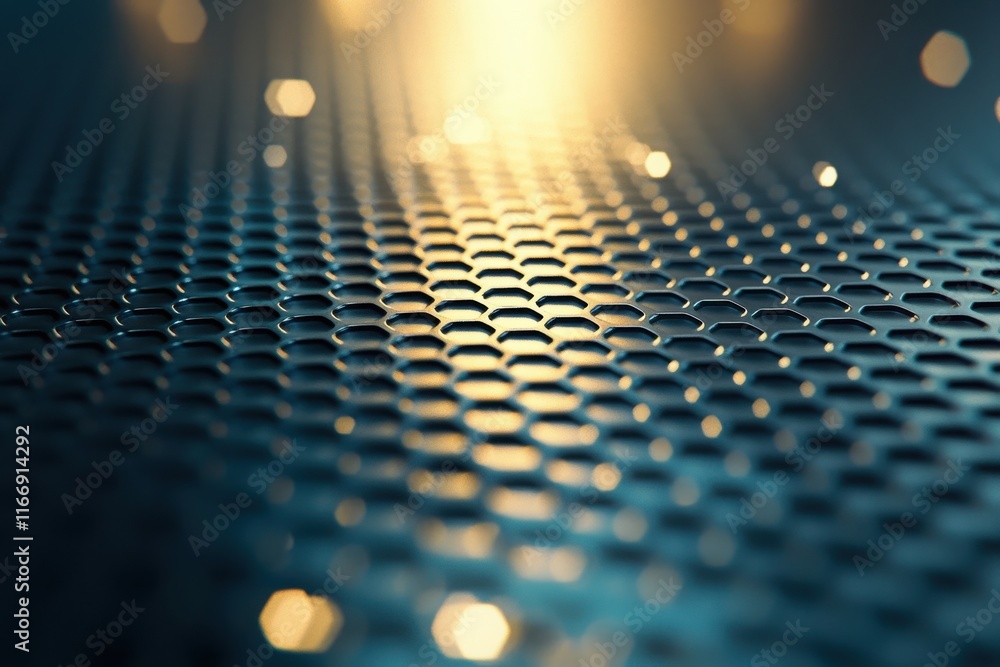 Poster shimmering metallic surface with blank space for text studio setting graphic design modern aesthetic