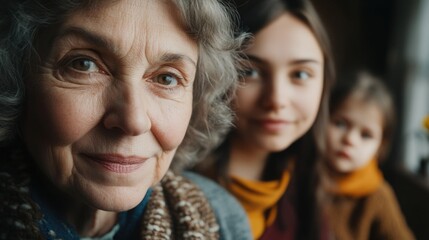 Obraz premium Elderly Family Portrait