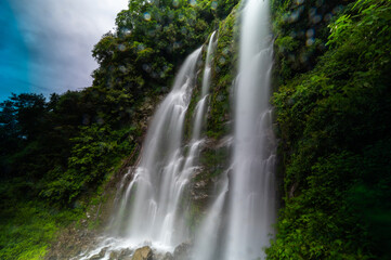 Indreni waterfall in the forest of Sonada.