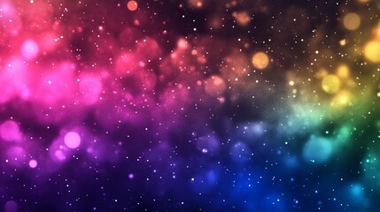 A Vibrant Cosmic Dance of Colors and Lights Illuminating the Night Sky in Ethereal Beauty