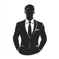 Stylish man in a suit exuding confidence and professionalism.