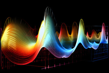 Colorful Mathematic Visualization of Fourier Transformation in FK Space